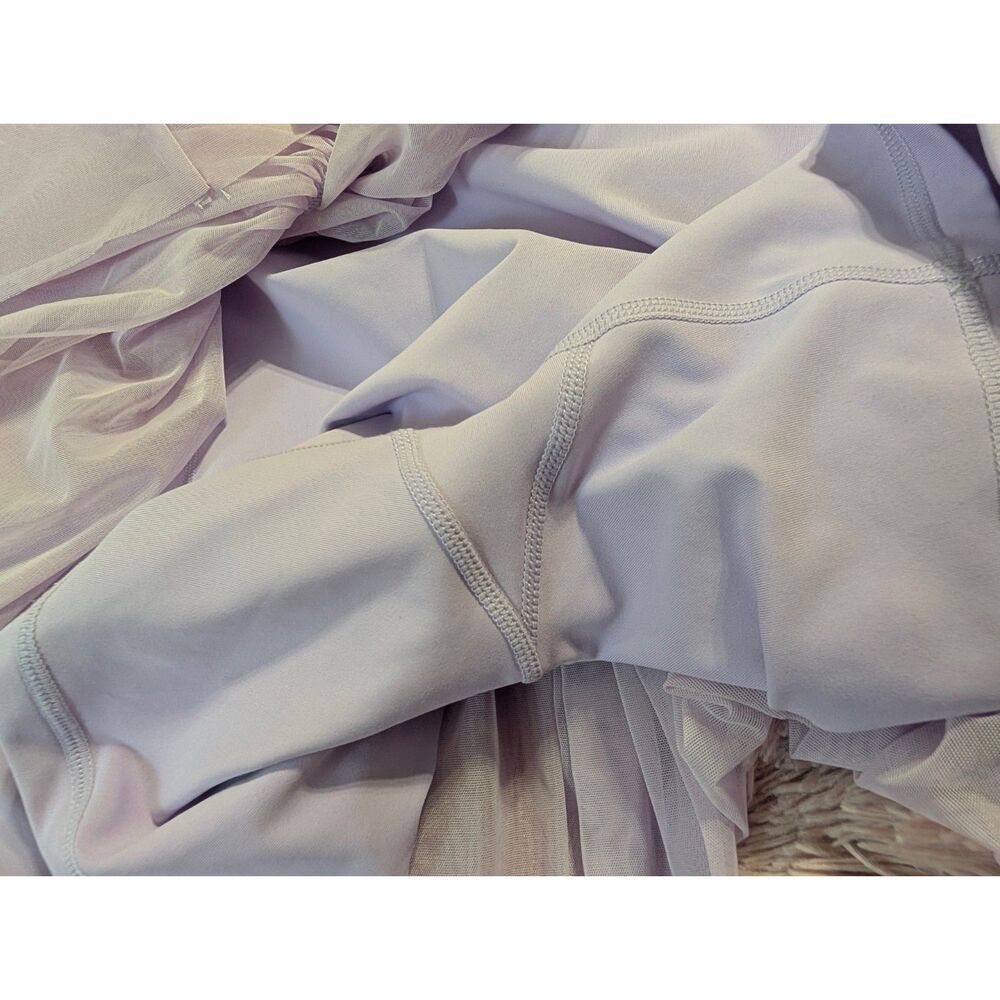 POPFLEX Pirouette Skort XL Lavender Balletcore Tiered Mesh Activewear Feminine - Picture 8 of 8